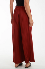 Load image into Gallery viewer, Wide Leg Trousers (Wine)