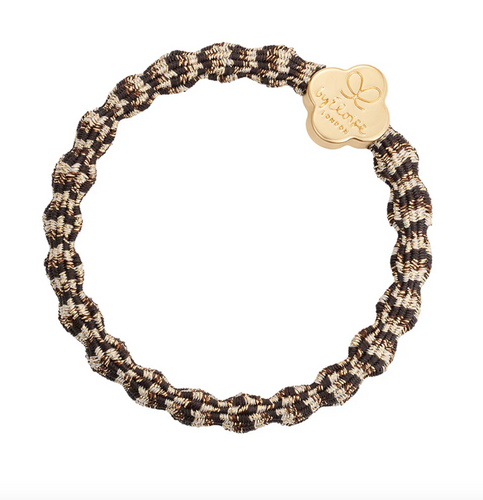 Bangle Band - Gold Quatrefoil (Metallic Cocoa Dust)