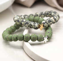 Load image into Gallery viewer, Double Beaded Bracelet Set