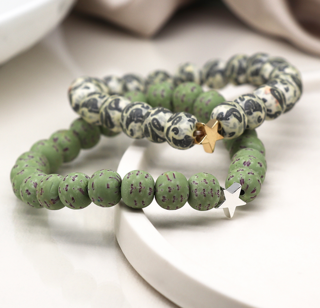 Double Beaded Bracelet Set