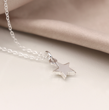 Load image into Gallery viewer, Sterling Silver Little Star Necklace
