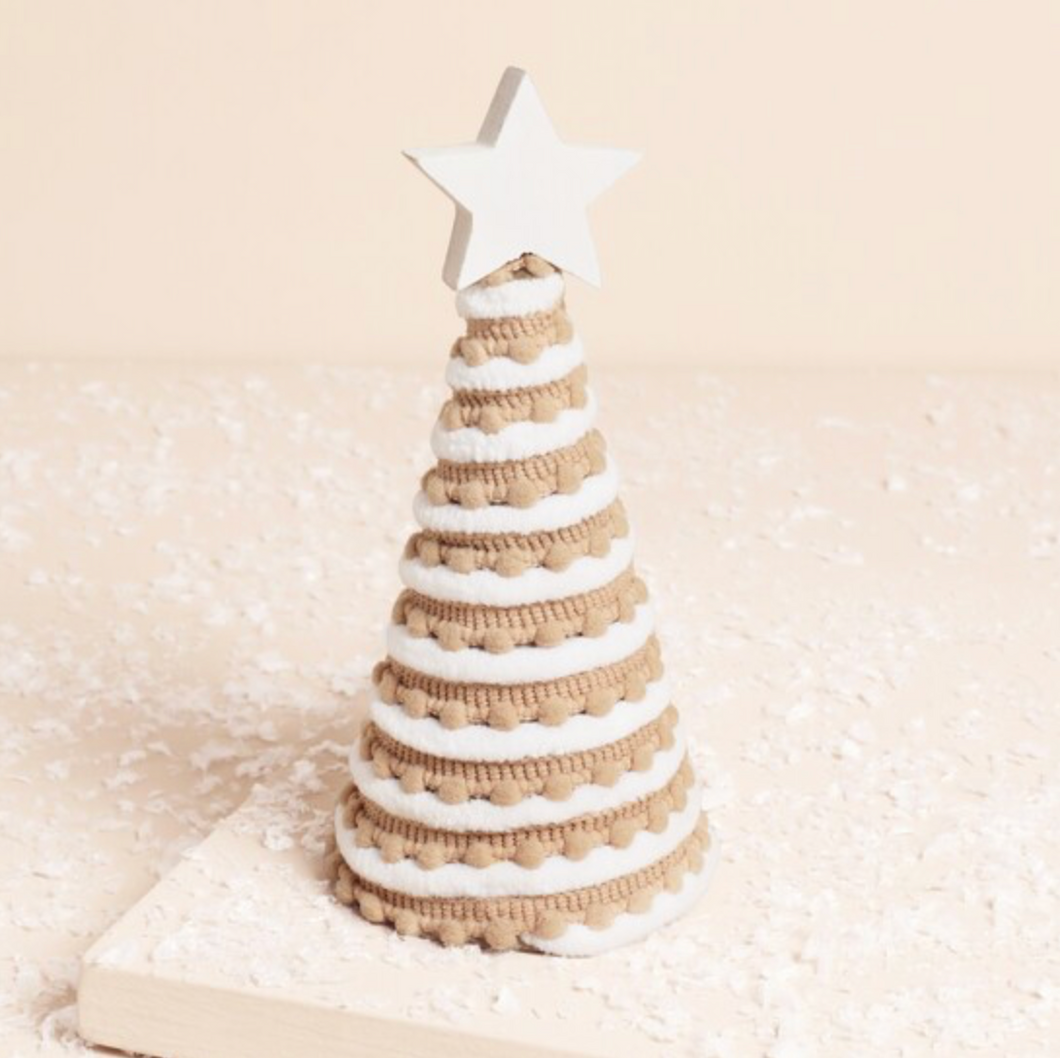 Frosted Gingerbread Christmas Tree Ornament (Small)