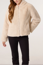 Load image into Gallery viewer, Faux Fur Hooded Coat