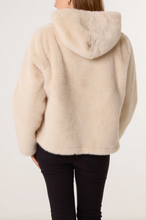 Load image into Gallery viewer, Faux Fur Hooded Coat